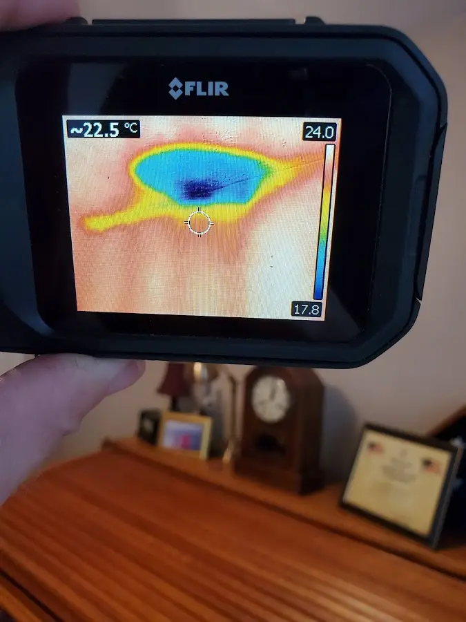 Thermal imaging inspection for water damage in Texas City