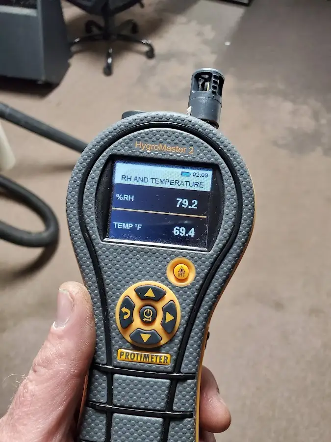 Moisture meter humidity assessment for Mold Remediation & Removal in Texas City